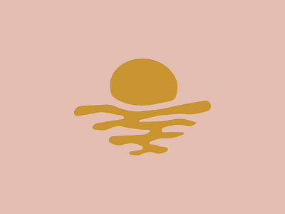Golden Sunset | The Tuesday Club illustration minimal simple sunset