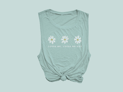 Daisy Tank | The Tuesday Club daisies muscle tee tank top the tuesday club