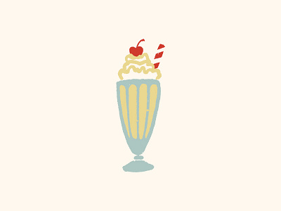 vanilla milkshake clipart