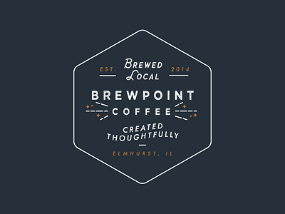 Brewpoint Coffee - Stamp coffee design stamp stamp design typography