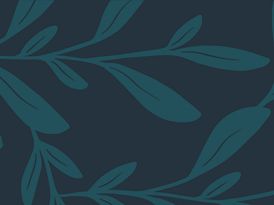 Botanical Pattern in Blues