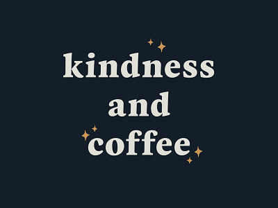 Kindness & Coffee - Brewpoint Coffee brand design cafe clean coffee coffeeshop design digital digital illustration drawing font illustration kindness magic merchandise minimal serif tshirt tshirt graphics typography