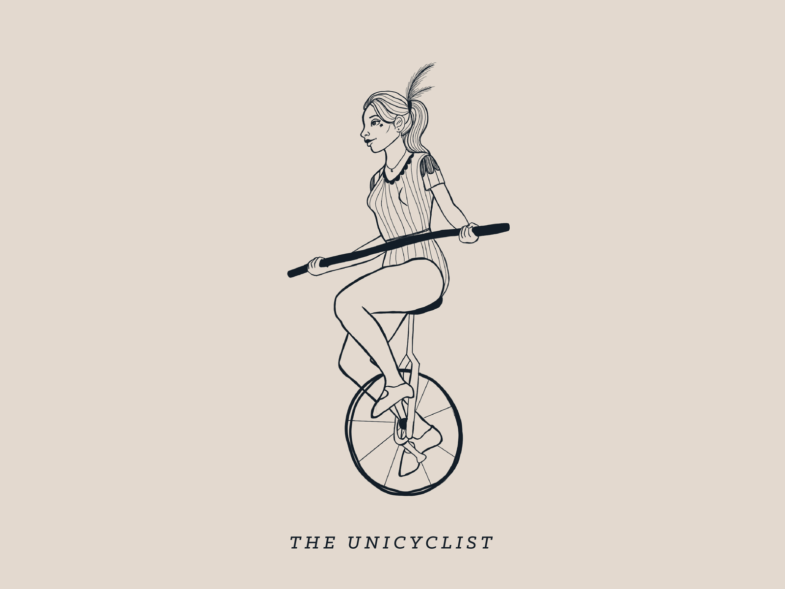 The Unicyclist by Addie Kitchen on Dribbble