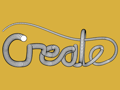 Create Type experiment illustration illustrator typography