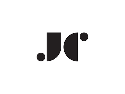 JC c form initials j letters logo logo design logotype minimal monogram shape type typography