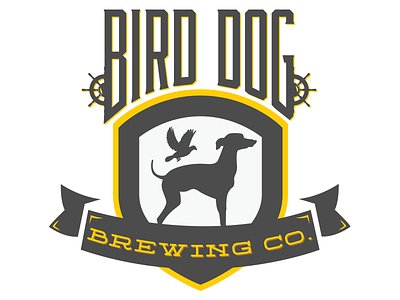 Bird Dog Brewing Company beer brand branding brewery brewing design dog home brewing illustration ipa logo microbrewery