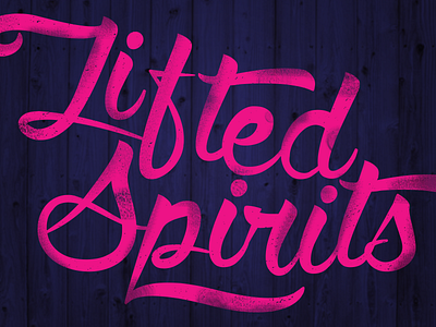 Lifted Spirits alcohol art beer brand branding brewery design kansas city liquor logo pop typography
