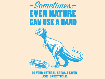 Natural Areas – Dinosaur color dinosaur font golf herbicide illustration letter retro selective treatment type