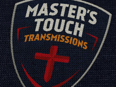 Master's Touch Transmissions badge branding cross logo mechanic shield