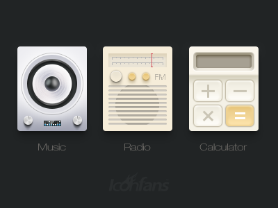 Rectangle Icon calculator chiou icon music radio rectangle icon
