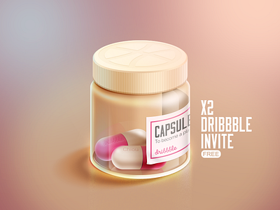 Dribbble Invites X2