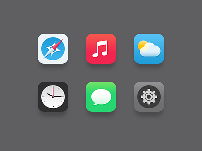 iOS7 Icons Redesign