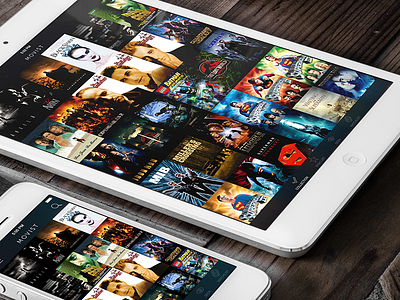 Movist app design films interface ios ipad iphone movies movist ui