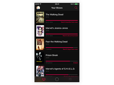 SERIST 1.0 🎉 app iphone mobile series shows trakt tv