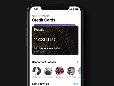 Banking App on iPhone X