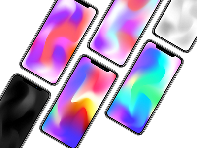 iPhone X WALLPPR 🎨 colorful design free iphones iphonex wallpaper