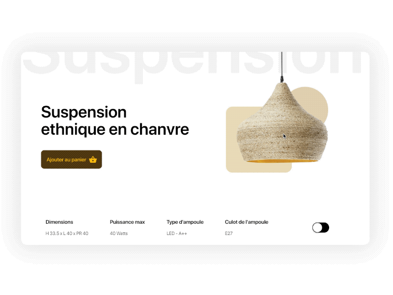 Lamp 💡 animation app concept gif interaction invisionstudio ios ui
