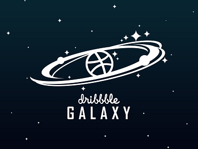 dribbble galaxy dribbblegalaxy dribbbleweeklywarmup galaxy logo space