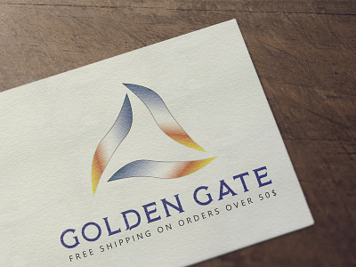 Goldengate art creative logo illustration logo vector