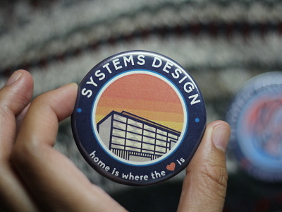 Systems Design button circular graphic visual