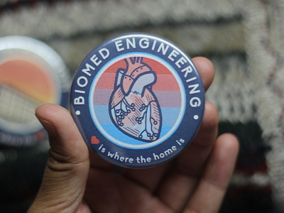Biomed Engineering biomed biomedical button circular engineering graphic heart home visual