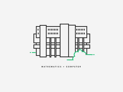 Big, beautiful, brutalist baby. architecture brutalism building drawing icons illustration line typography university of waterloo
