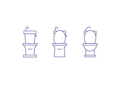 japanese toilets design iconography icons japan lines toilet