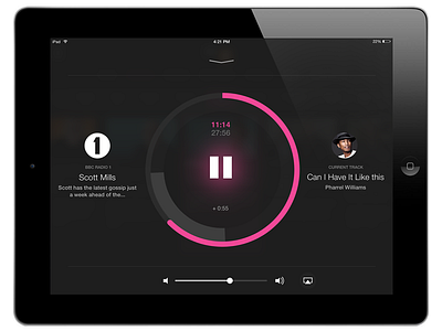 BBC iPlayer Radio app - audio control app bbc iplayer radio radio tablet