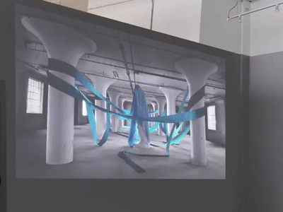 Venus on the 7th Floor animation contemporary art digital installation installation moca venus
