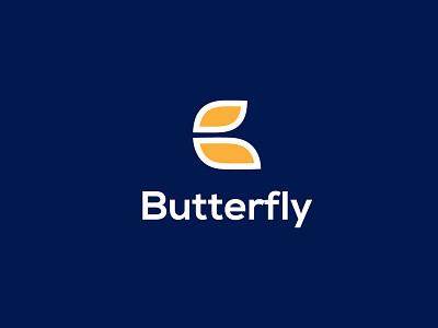 Butterfly Logo branding clean design flat icon illustration illustrator lettering logo minimal tshirt design typography vector