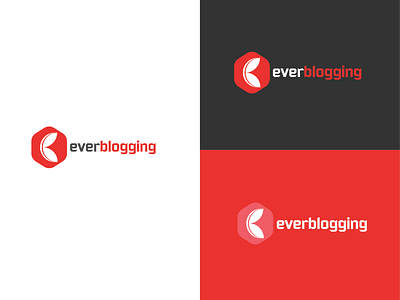 Ever Blogging Logo abstract app design blog brand identity clean creative design flat icon illustration lettering logistic logistics logo minimal minimalist logo software typography vector website