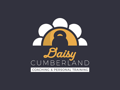 Daisy Coaching & Personal Training branding design fitness gym icon illustration logo muscle personal trainer personal training typography vector workout