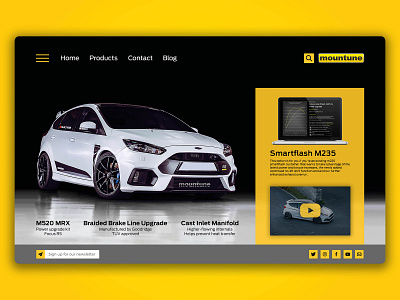 Mountune Landing Page