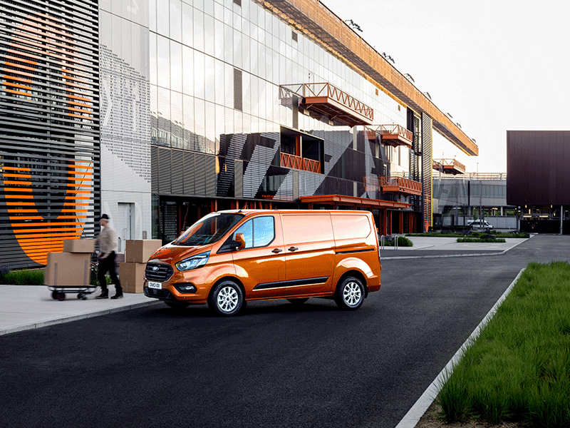 Ford Transit Warehouse Delivery Night Edit automotive car day ford gif image image editing image editor night photo photoshop transit van