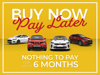 Buy Now Pay Later auto automobile automotive automotive design branding campaign cars carsharing dribbble ford kia mazda nissan vector