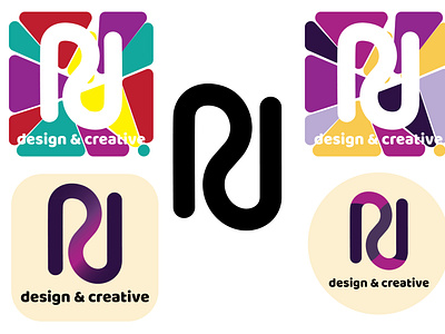 NR Logo Design design logo vector