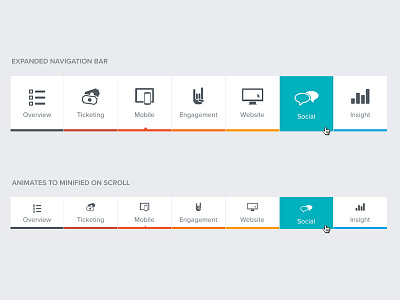 CrowdTorch Features Navigation crowdtorch flat flat colors html icons interface line art navigation responsive ui