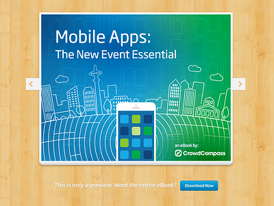 CrowdCompass eBook Preview crowdcompass css3 download ebook form landing landing page marketing page transform transition
