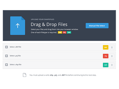 Drag & Drop Upload Box