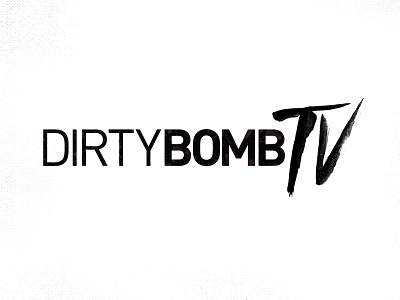 Dirty Bomb Logo v2 dark design logo logo design stroke