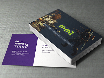 mm1 Business Cards business card counter-strike dark colors gaming mm1 mockup