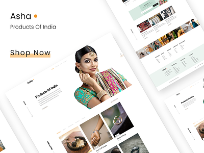 Products Of India Website adobe branding ui xd design