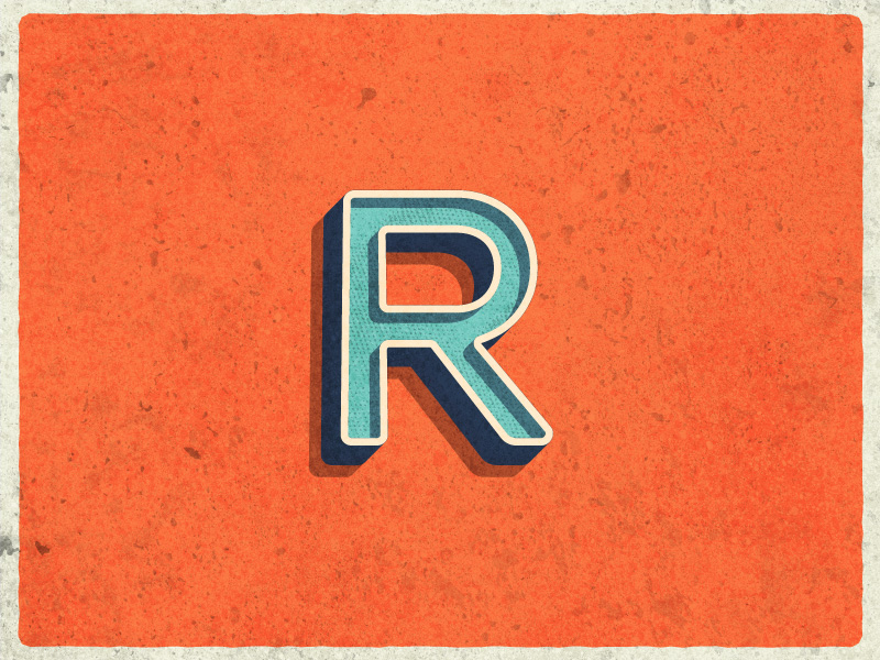 Retro Typography by Emdadul Huq Minhaj on Dribbble