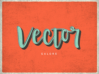 Vintage Typography grunge illustrator old press retro text type typography vector vintage