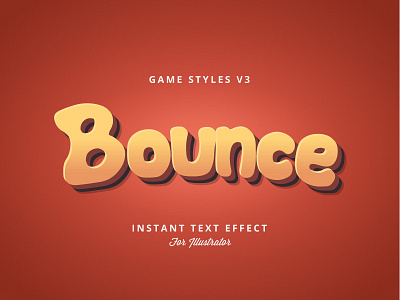 Game Styles for Illustrator comic game game title graphic styles illustrator logo style text effect title screen typography vector