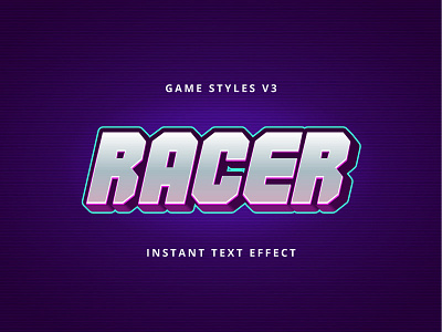 Game Logo Text Effect comic game game title graphic styles illustrator logo style text effect title screen typography vector