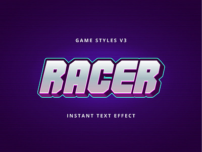 Game Logo Text Effect