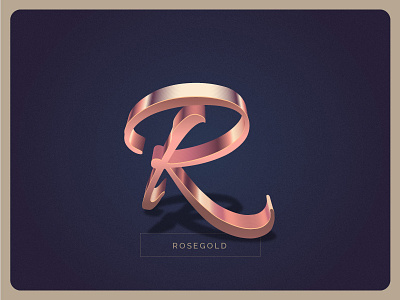 Metal Pro for Illustrator-Download creative market gold graphic style illustrator layer style logo metal rosegold text effect typography vector
