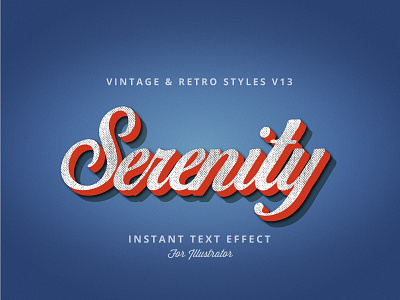 Vintage and Retro Illustrator Styles alphabet graphic style illustrator logo retro texture type typography vector vintage