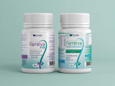 Femirive Pacaging design for women medicine packaging multivitamin packaging packaging design supplement